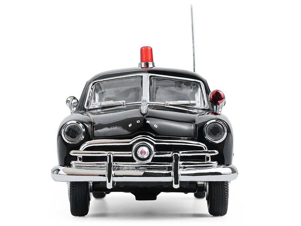 1949 Ford Custom Police Car "LAPD (Los Angeles Police Department)" Black and White 1/43 Diecast Model Car by Greenlight