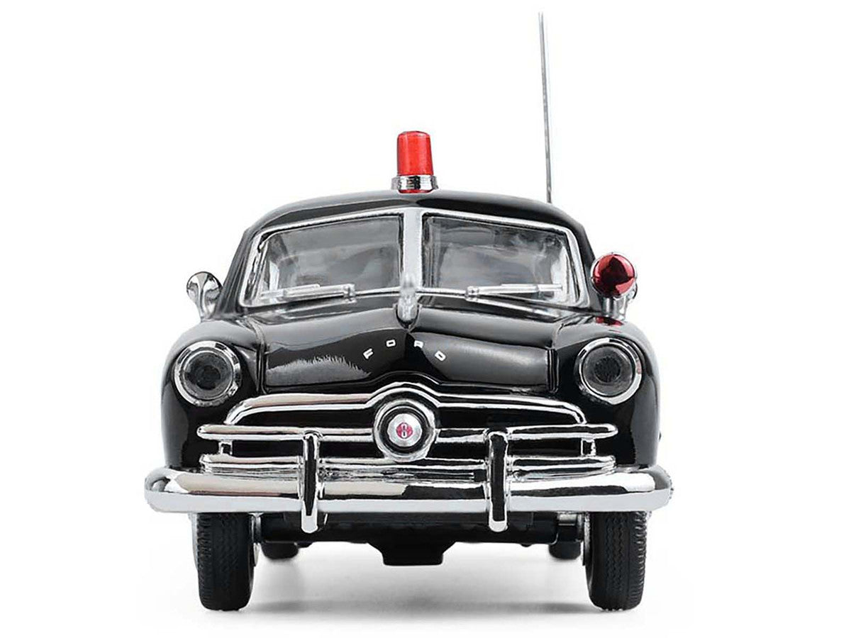 1949 Ford Custom Police Car "LAPD (Los Angeles Police Department)" Black and White 1/43 Diecast Model Car by Greenlight