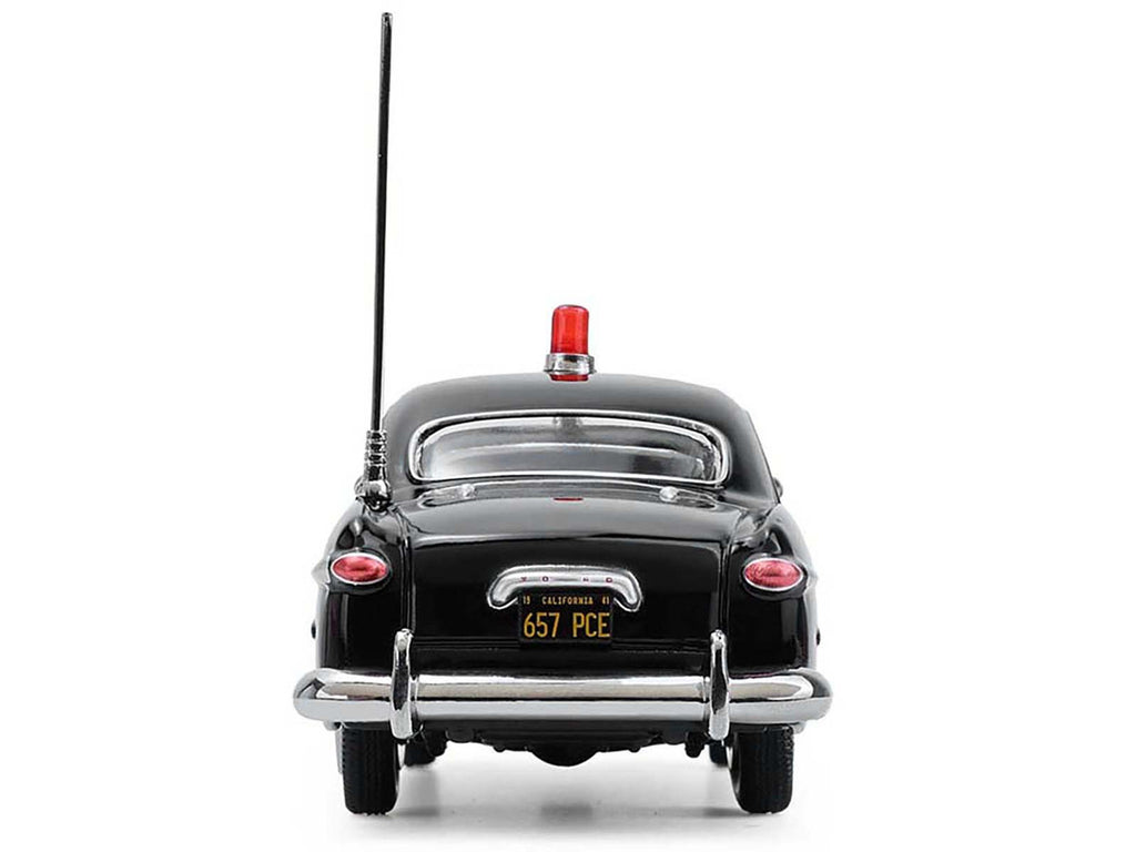 1949 Ford Custom Police Car "LAPD (Los Angeles Police Department)" Black and White 1/43 Diecast Model Car by Greenlight