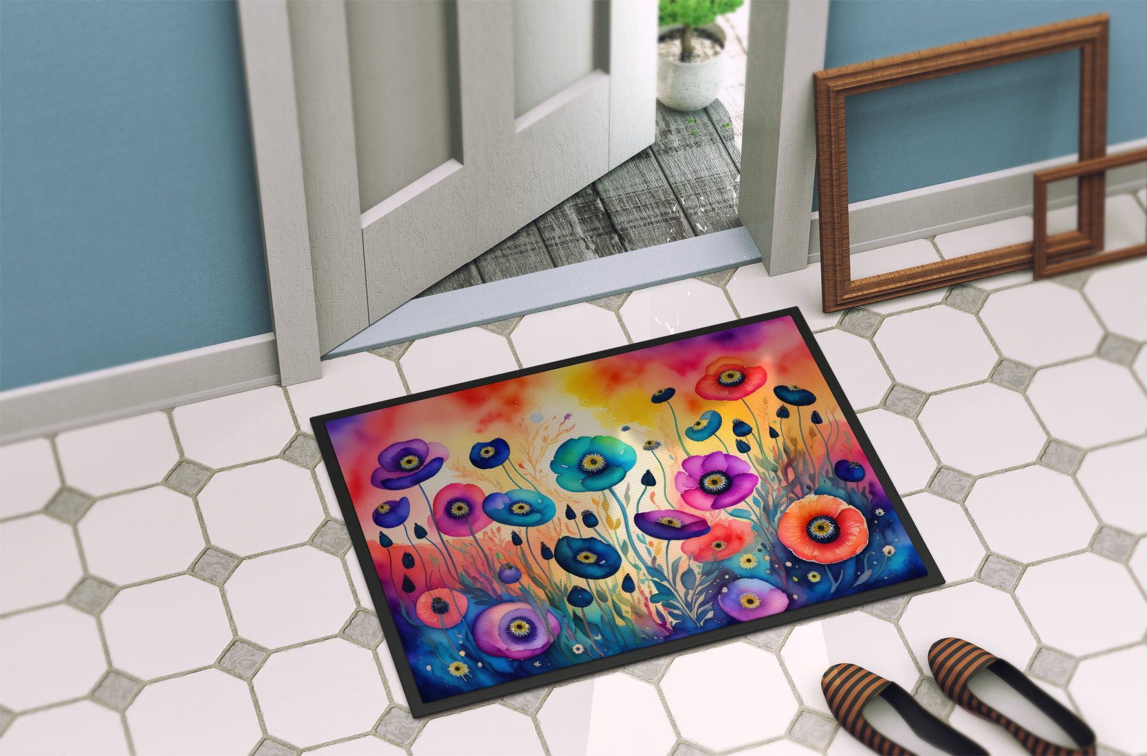 Anemones in Color Doormat