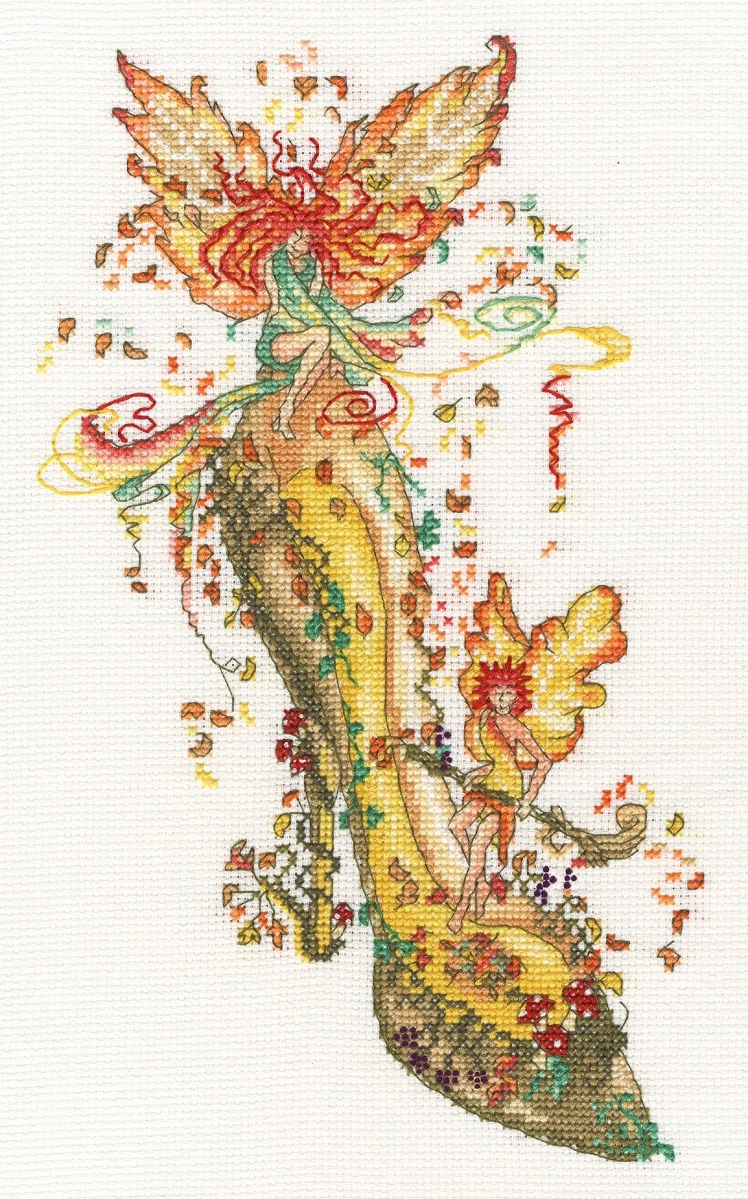 Autumn Fall Counted Cross Stitch Kit by Bothy Threads XSK20
