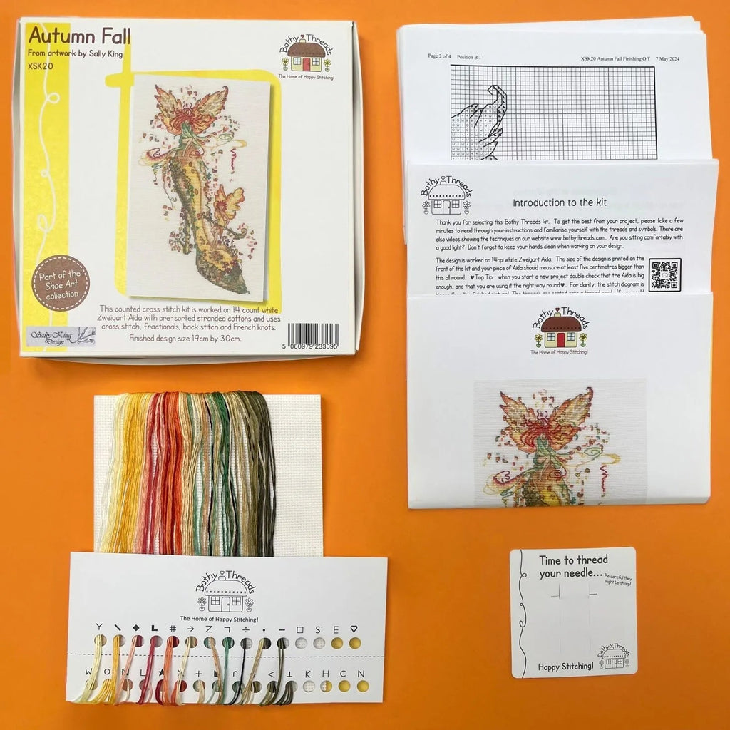Autumn Fall Counted Cross Stitch Kit by Bothy Threads XSK20 - VintageVp