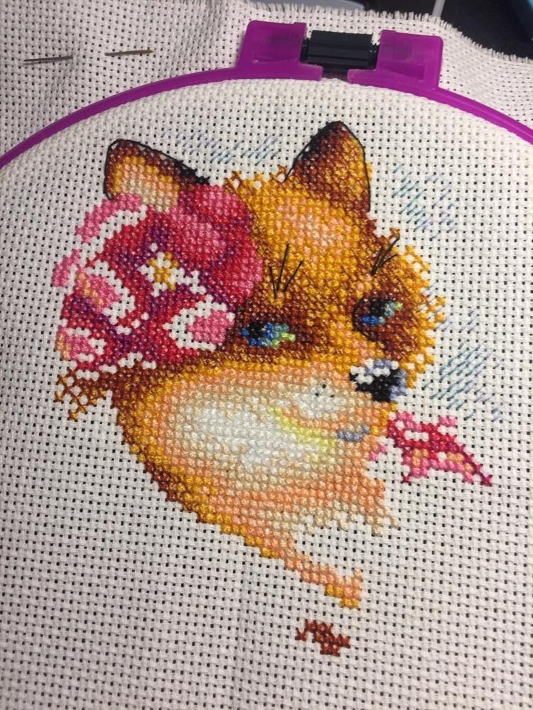 Beautiful Fox M-359 / SM-359 Counted Cross-Stitch Kit - VintageVp