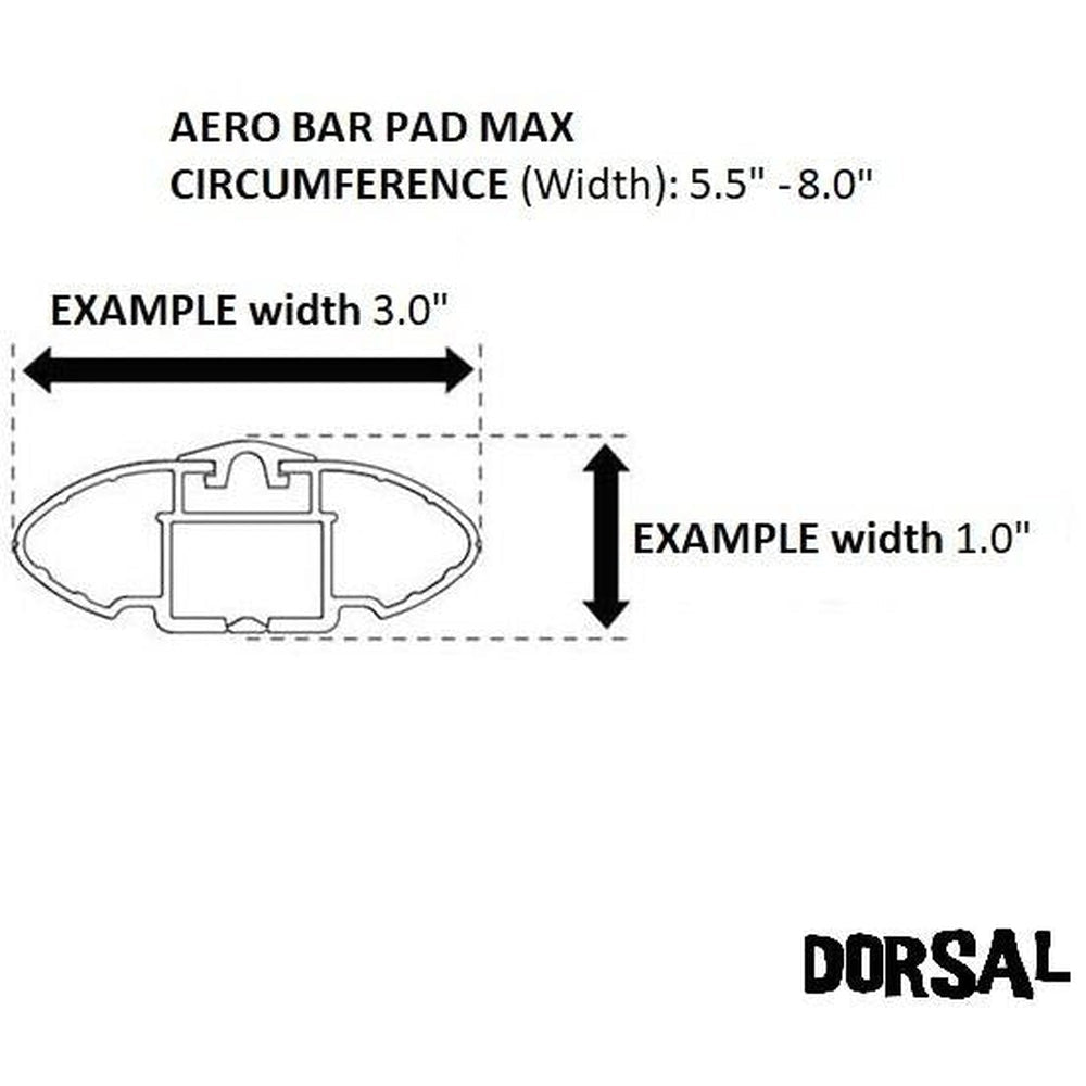 DORSAL Aero Roof Rack Pads with 15 ft Surf Straps - Pack of 4 for Car Surfboard Kayak SUP Long - VintageVp