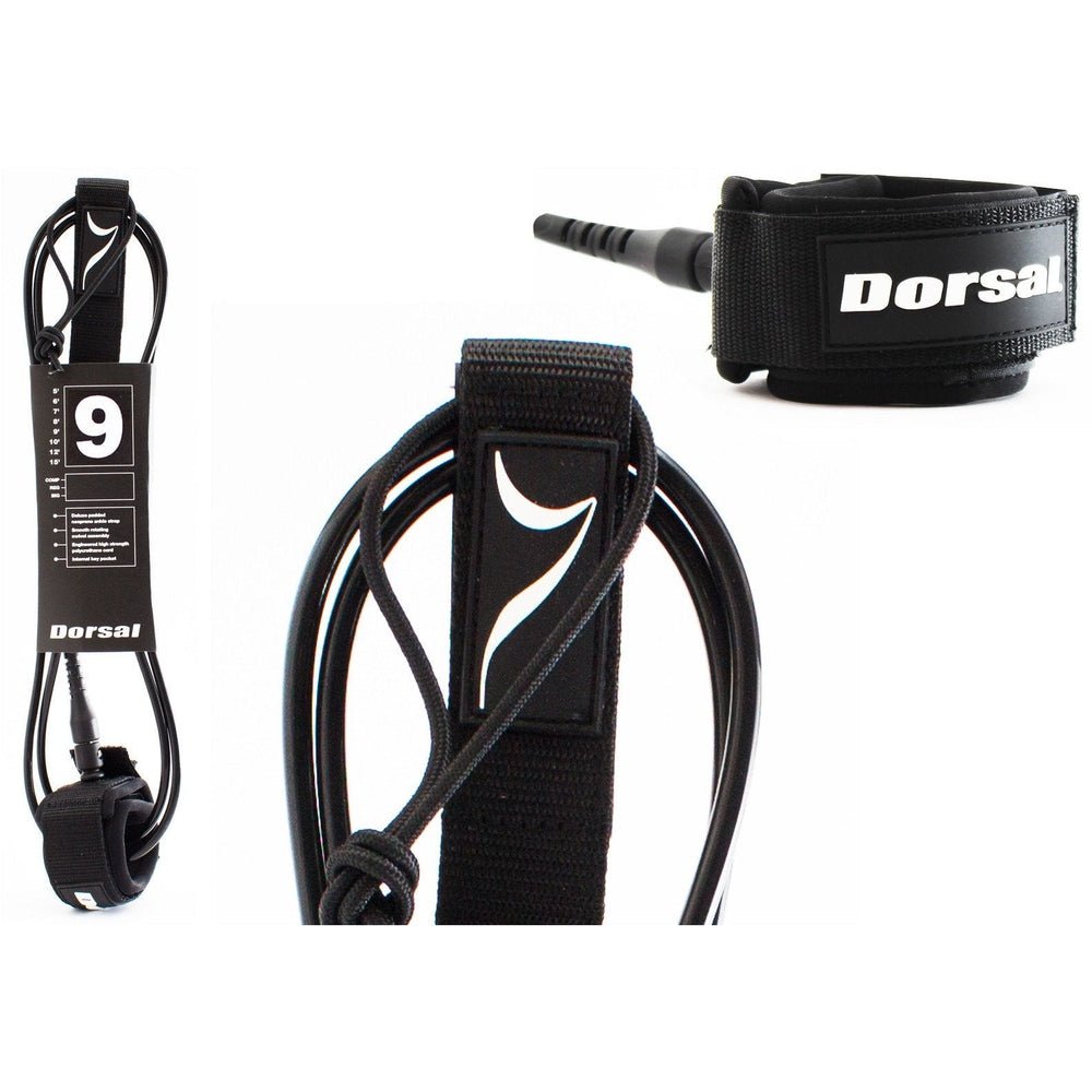 DORSAL Surf Leash for Surfboard Longboard SUP Leg Rope - VintageVp