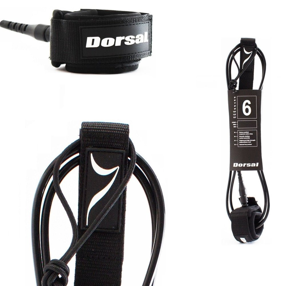 DORSAL Surf Leash for Surfboard Longboard SUP Leg Rope - VintageVp