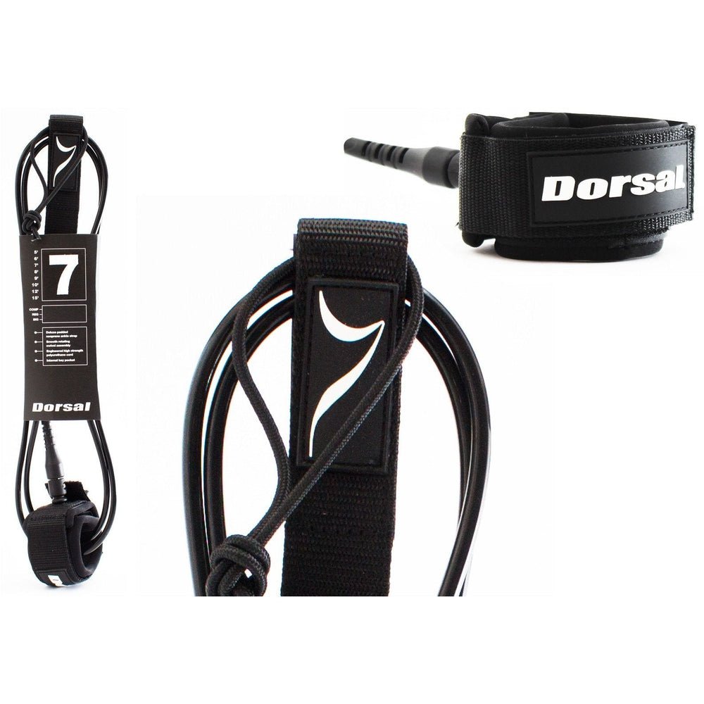 DORSAL Surf Leash for Surfboard Longboard SUP Leg Rope - VintageVp