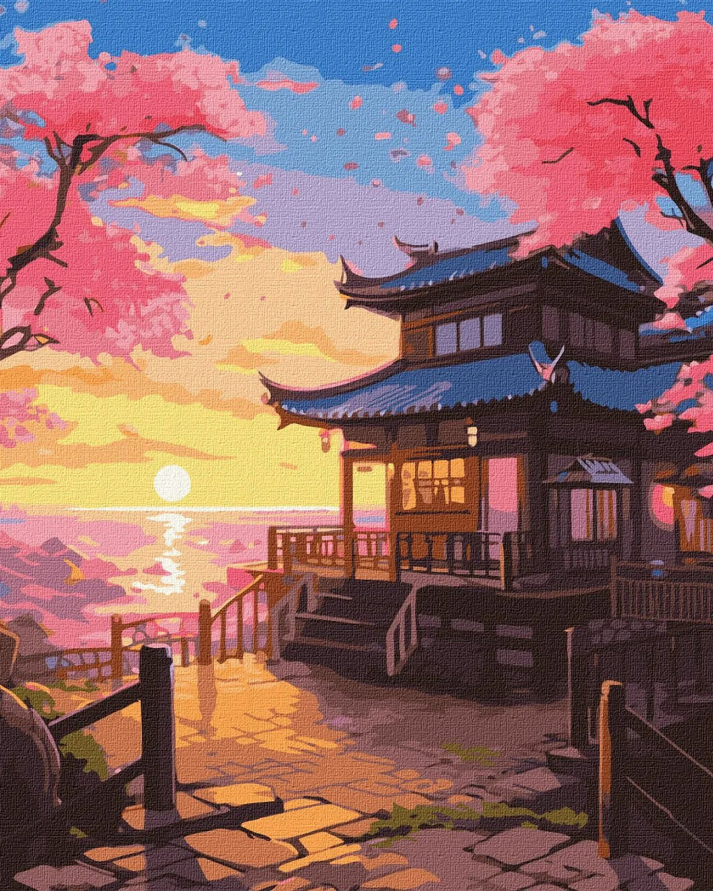 Dreamy Sunset Painting by Numbers Kit by Ideyka KHO6340 - VintageVp