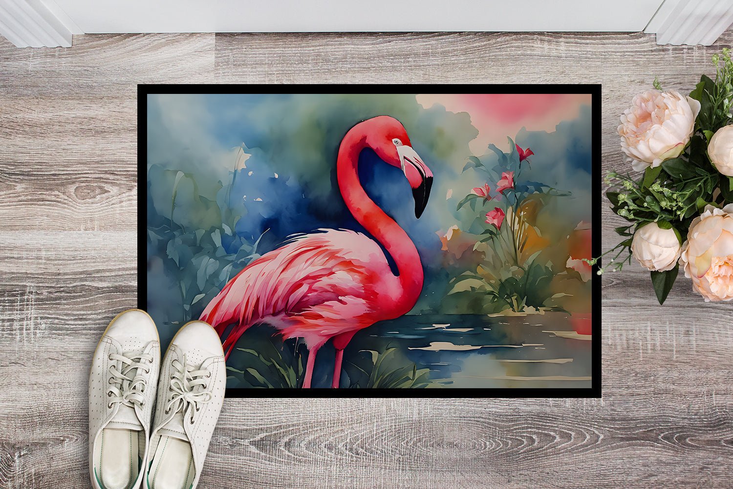 Flamingo Doormat - VintageVp