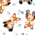 Foxxy Digital Cuddle Rust Fabric per yard - VintageVp