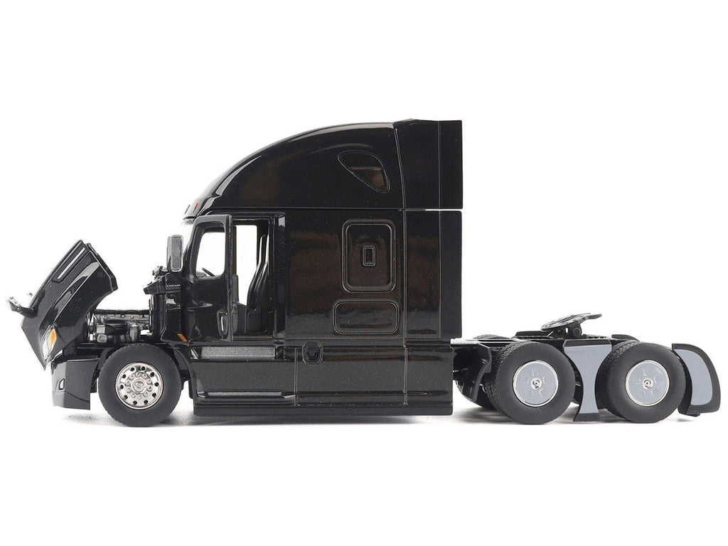 Freightliner New Cascadia Sleeper Cab Truck Tractor Black "Transport Series" 1/50 Diecast Model by Diecast Masters - VintageVp