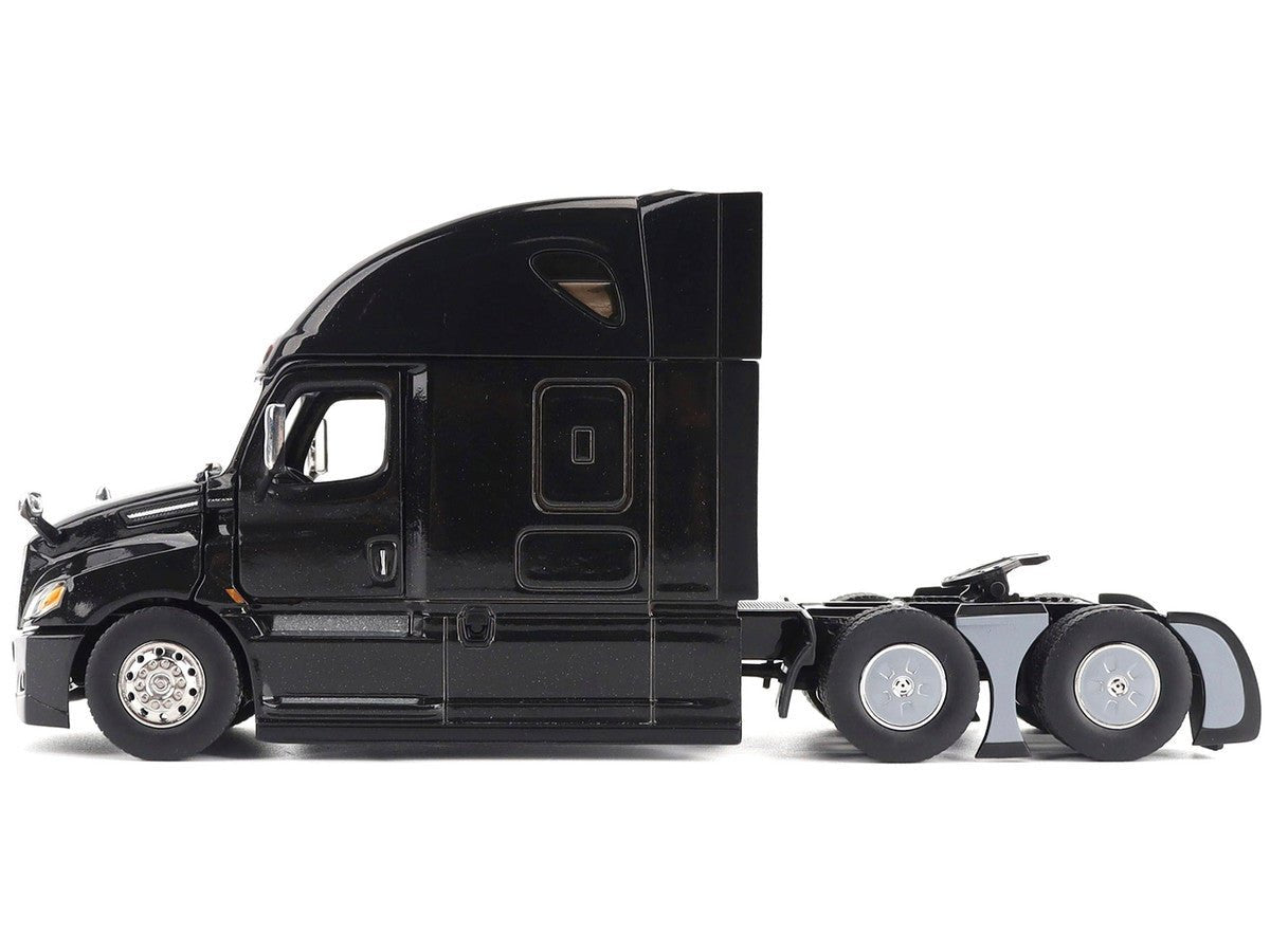 Freightliner New Cascadia Sleeper Cab Truck Tractor Black "Transport Series" 1/50 Diecast Model by Diecast Masters - VintageVp