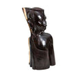 Maassai Warrior Male Bust with Bark 02 - VintageVp