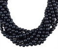 Matte Onyx aka Black Agate Round - VintageVp