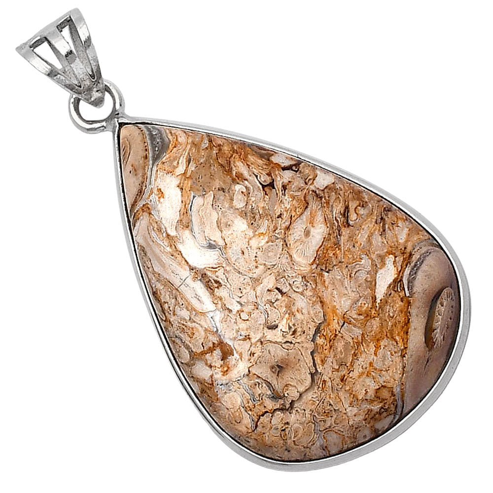 Natural Rock Calcy Pendant P-1001 SDP141946 - VintageVp