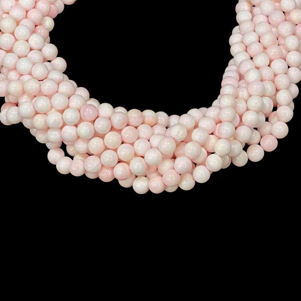 Queen Conch Shell A Grade Round 8mm - VintageVp