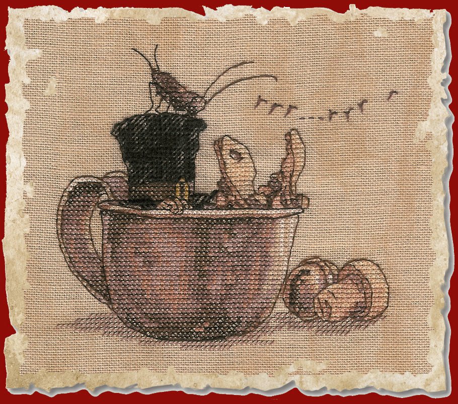 Top hat 62-M008 K Counted Cross Stitch Kit - VintageVp