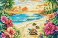 Tropical Summer Counted Cross-Stitch Kit by Luca-S BU5089L - VintageVp
