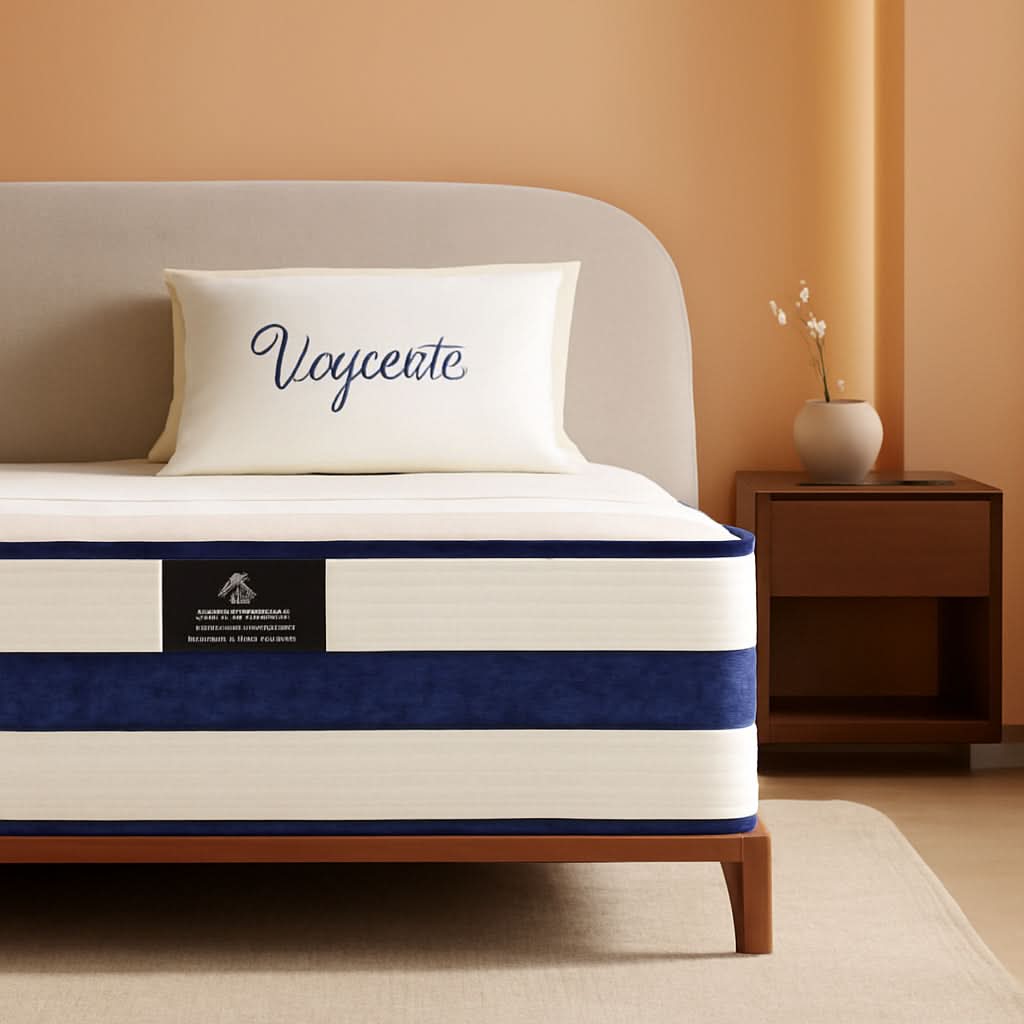 Twin XL 12Inch Hybrid Breathable MemoryFoam Pocket Springs Mattress - VintageVp