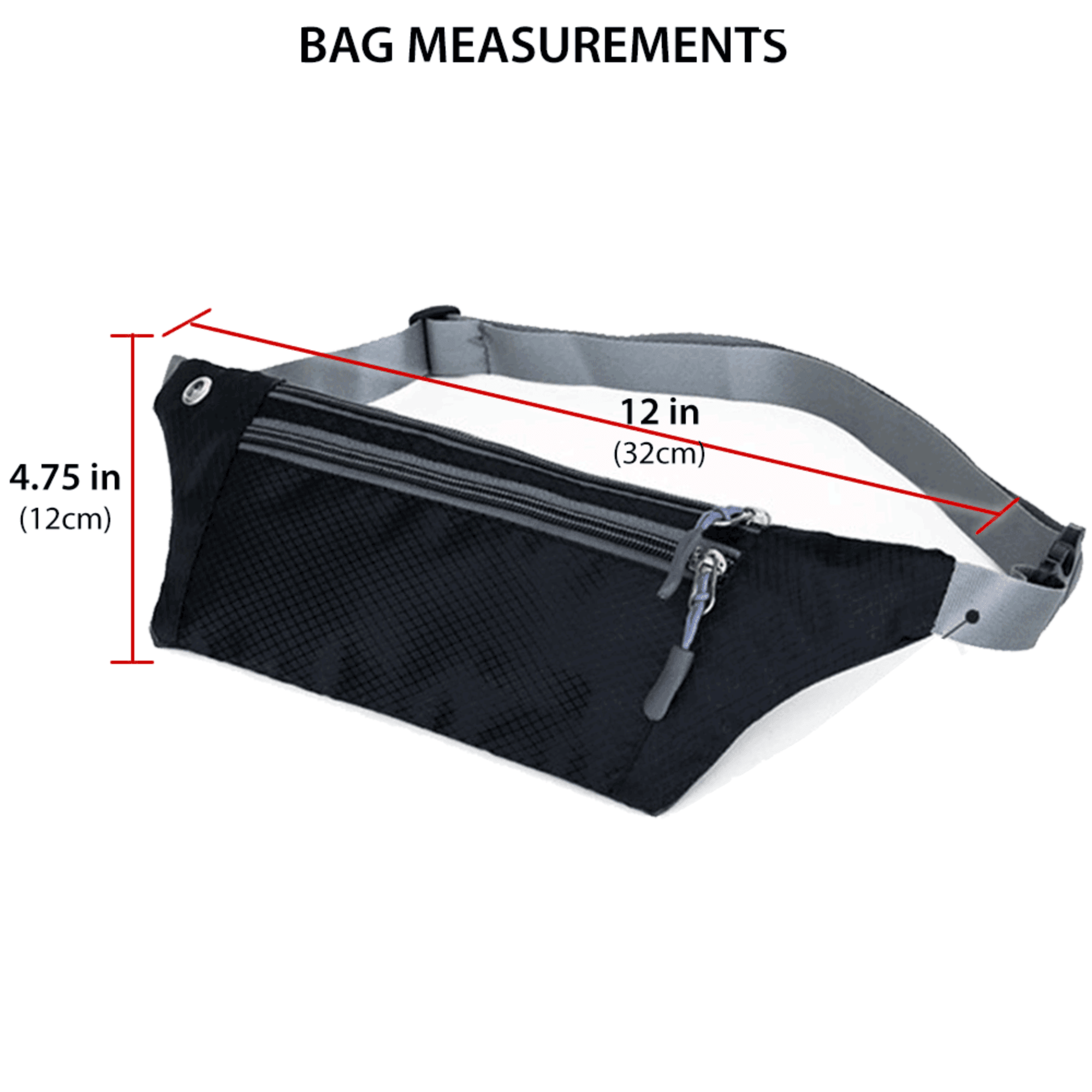 XGear Fitness Waterproof Fanny Pack for Running and Travel - VintageVp