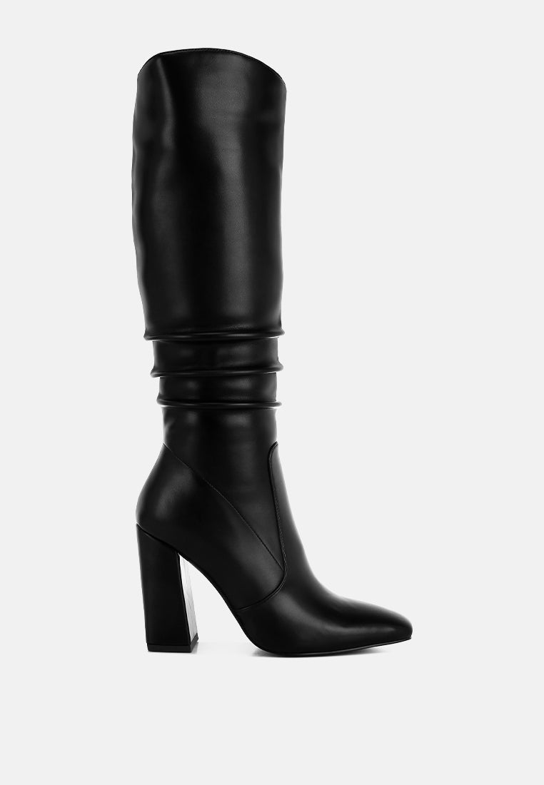 Yanir Slouchy Shaft Knee-High Boots - VintageVp