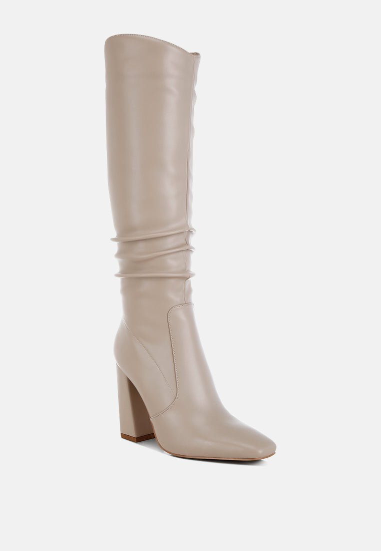 Yanir Slouchy Shaft Knee-High Boots - VintageVp